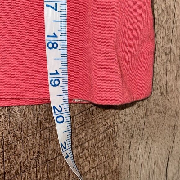 Kenar Womens Back Zip Side Slit Flat Front Stretch Pencil Skirt Coral Size 8 - Picture 7 of 7